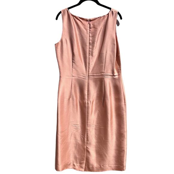Talbots Peach/Pink Silk 2-Piece Dress Suit - Size 12 - Picture 11 of 13
